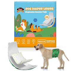 Dono dog diaper liners 150-count pack: ultra-absorbent core for leak-free days.