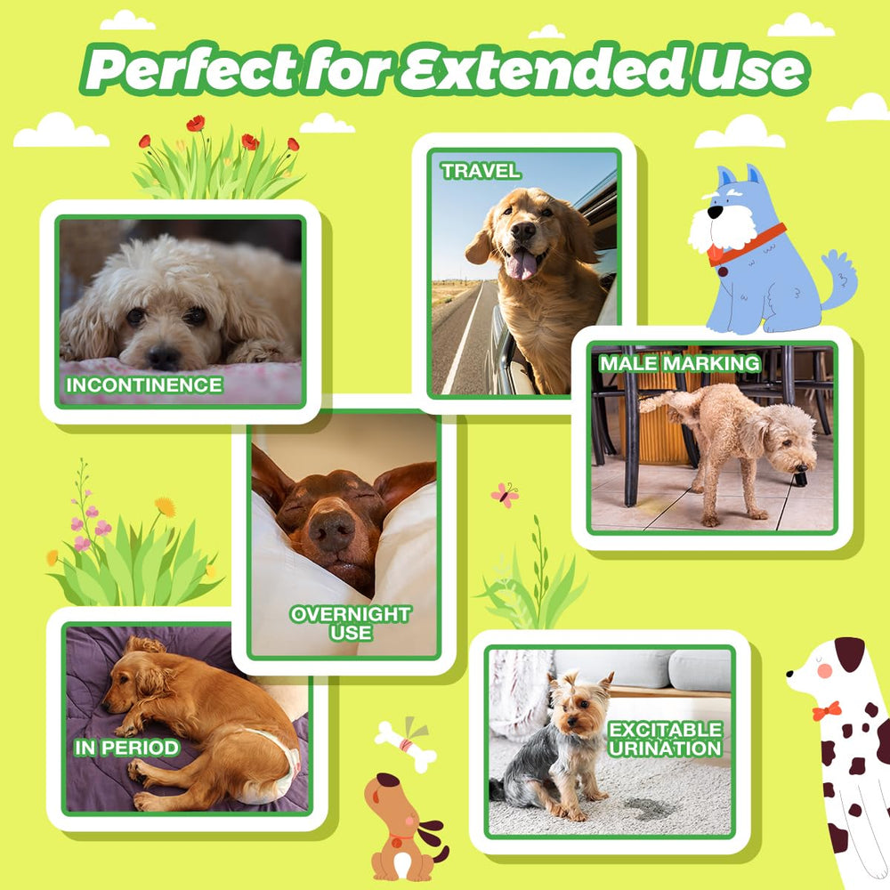 Dono dog diaper liners unscented and fluorescent-free for pet-safe hygiene.