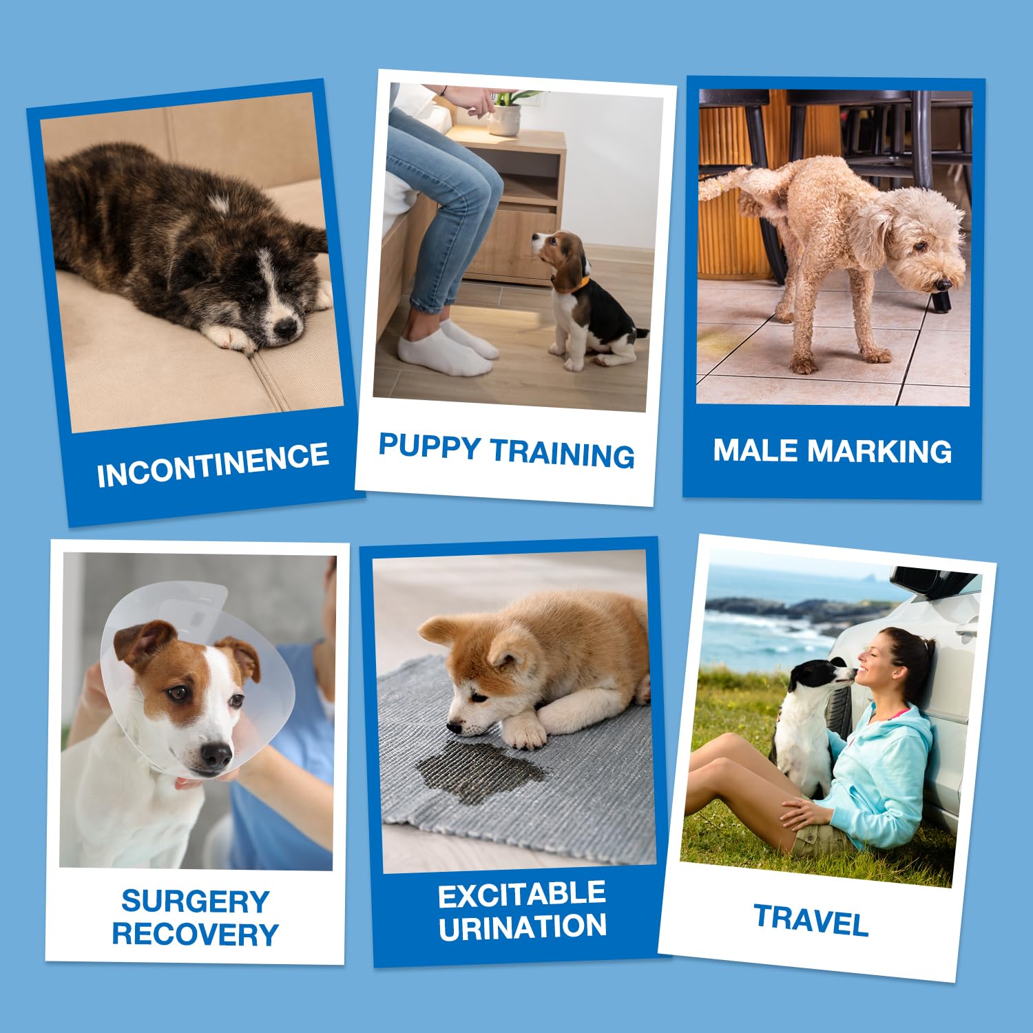 Dono Dog Diapers 360-degree leak protection with anti-leak barriers