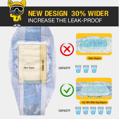 Dono diapers absorbent core closeup highlights extended absorption for daytime wear