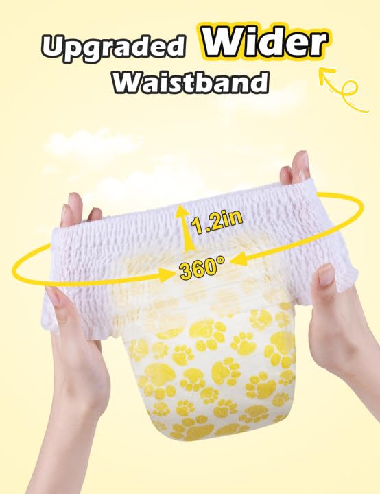 Dono dog diapers absorbent layer for fast liquid containment.