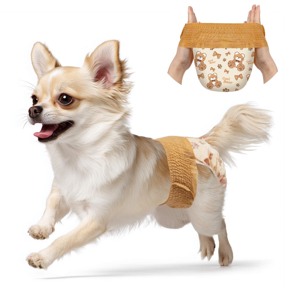 Dono Dog Diapers female pull-up 360° waist for secure daily wear.