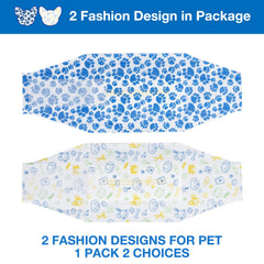 Dono Dog Diapers Male with cartoon pattern suitable for travel