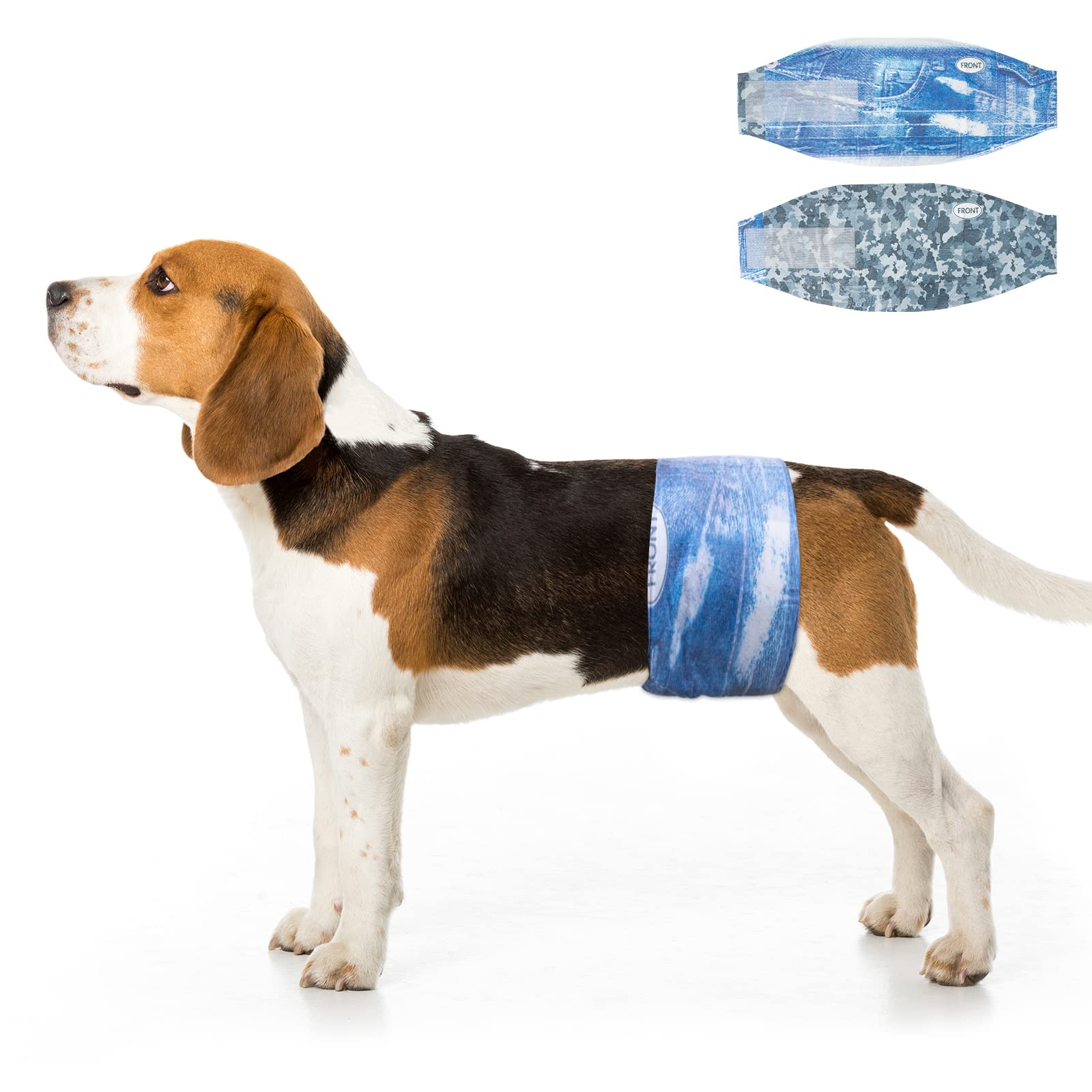 Dono dog diapers packaging pattern highlights stylish, leak-proof design for easy use.