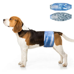 Dono dog diapers packaging pattern highlights stylish, leak-proof design for easy use.