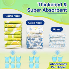 Dono dog diapers small have leak-proof 3D edges to help prevent leaks.