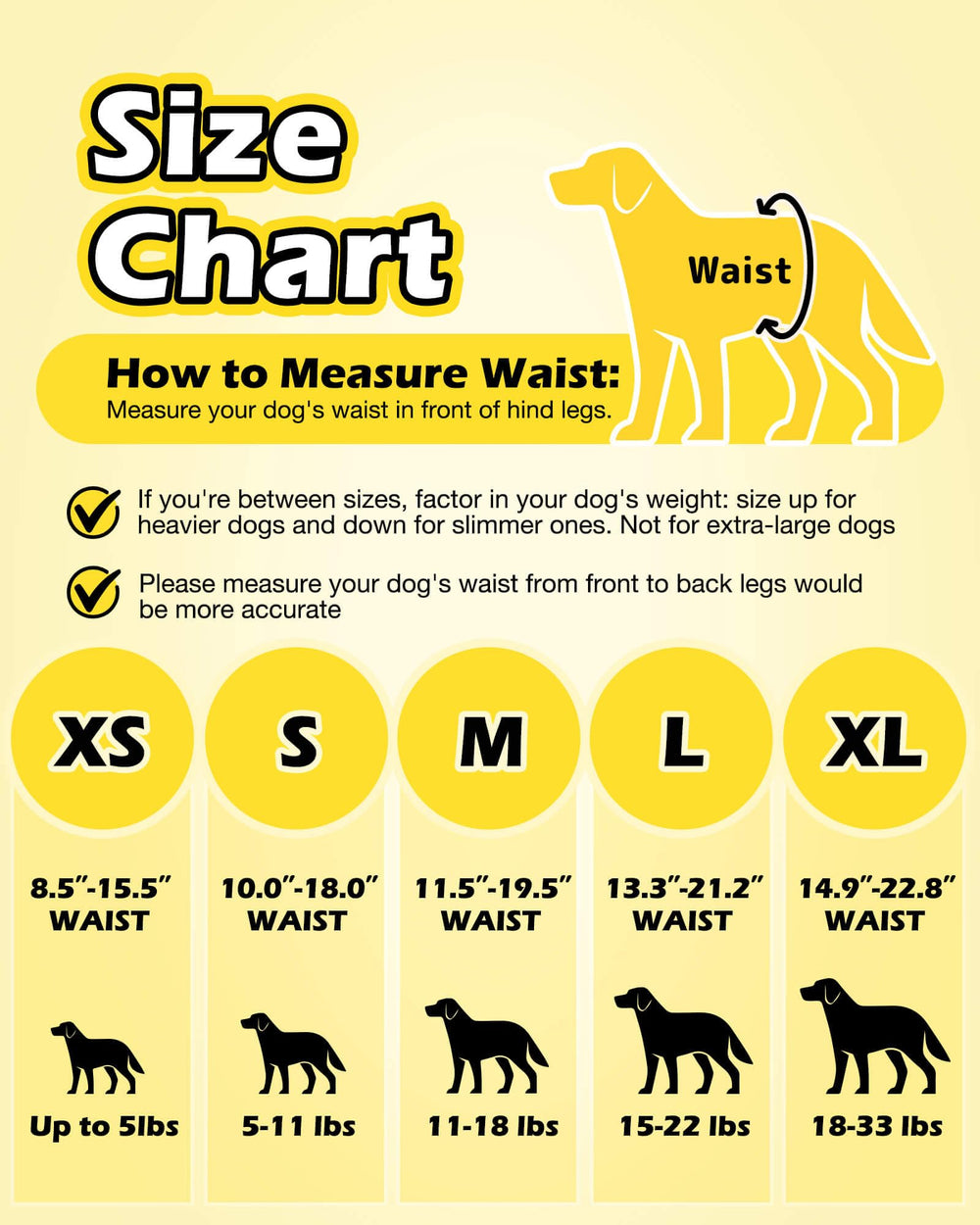 Dono dog diapers stretchy waistband shows quick pull-up changes for an active dog.