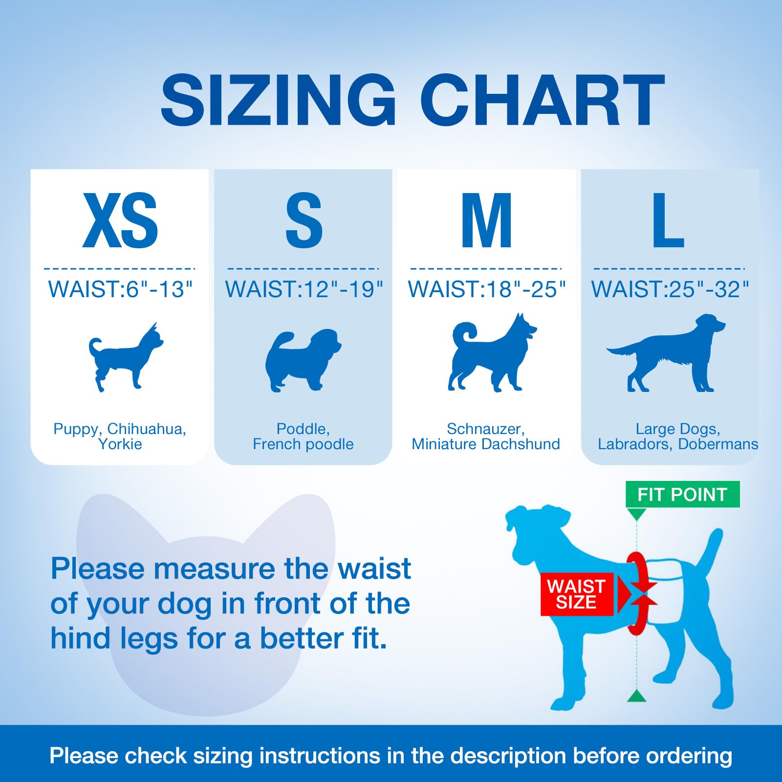 Dono Dog Diapers wetness indicator signals when to change