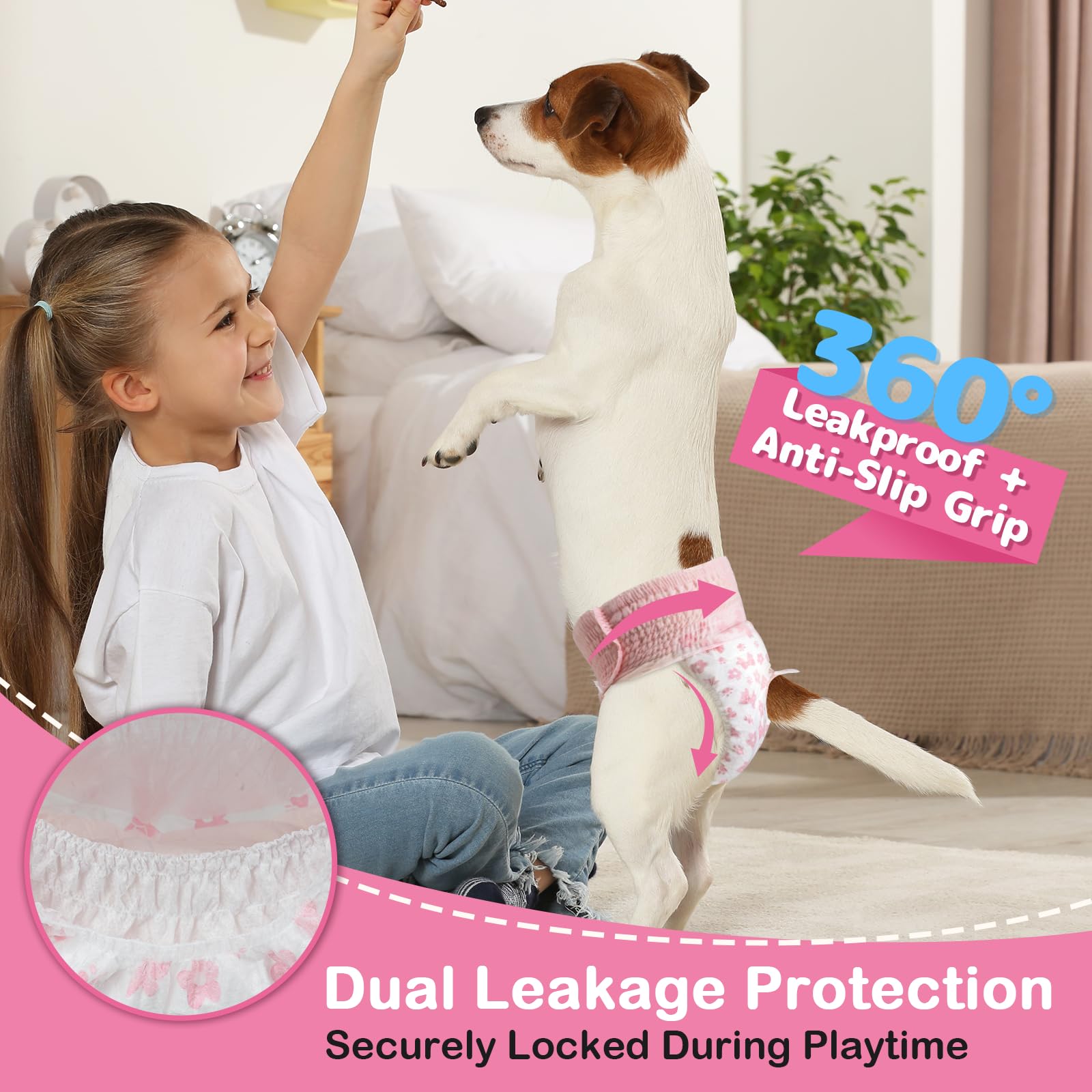 Dono multi-use dog diapers suitable for heat, training, and travel scenarios.
