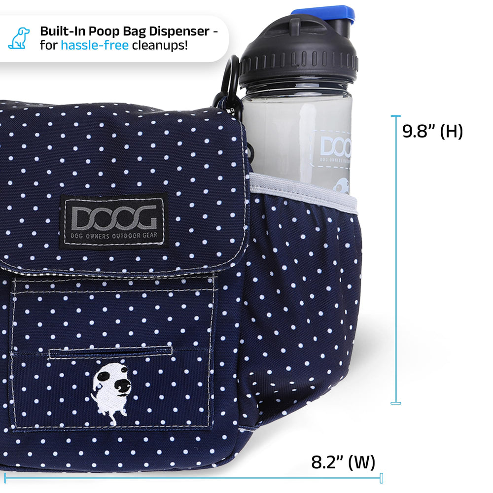 DOOG Walkie Bag adjustable strap delivers hands free comfort on every walk