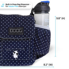DOOG Walkie Bag adjustable strap delivers hands free comfort on every walk
