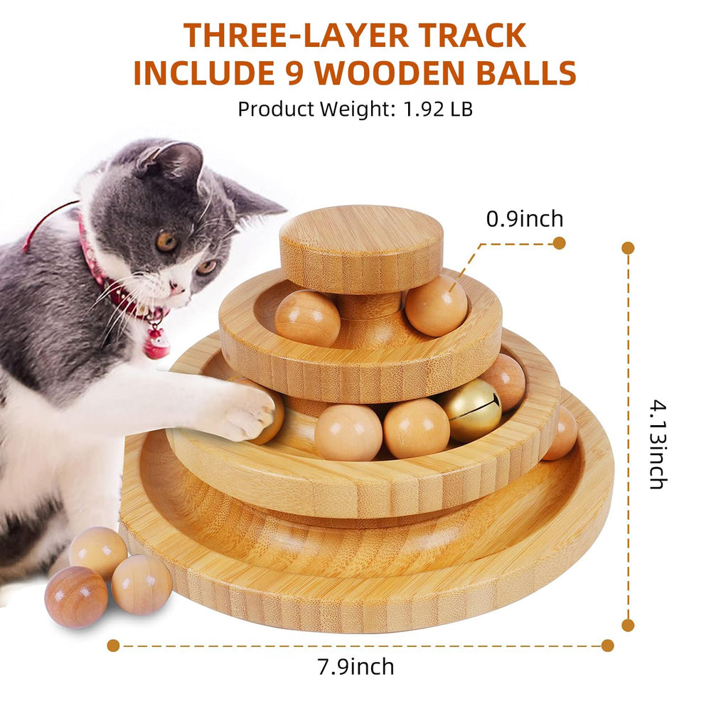 DoogCat wooden construction emphasizes premium feel and reduced risk of overturn compared to plastic.