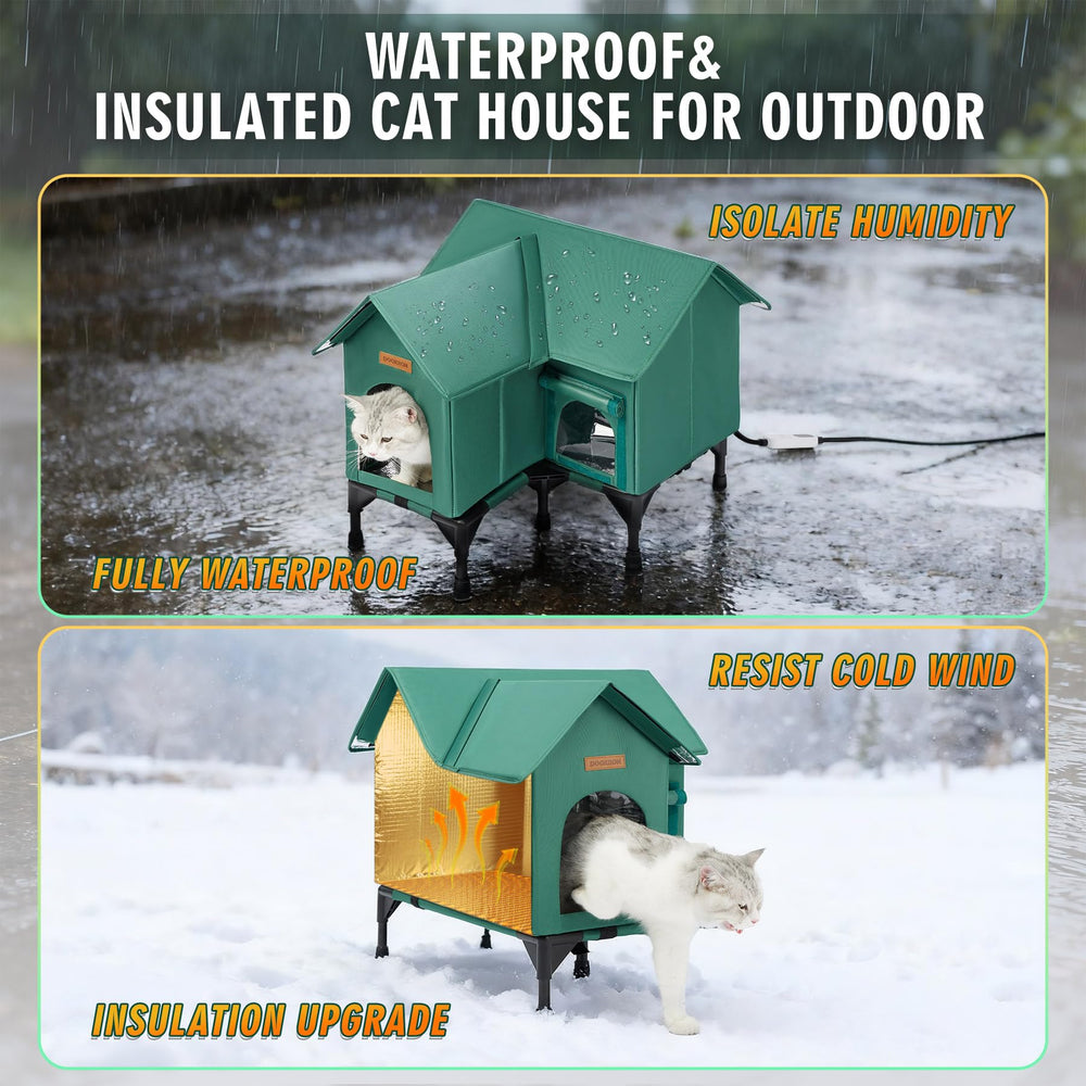 DOOKRON escape-door feature provides safe exit for stray animals when needed