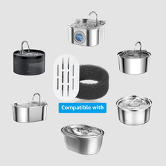 DOOOB activated carbon layer filter for odor reduction and better-tasting water.