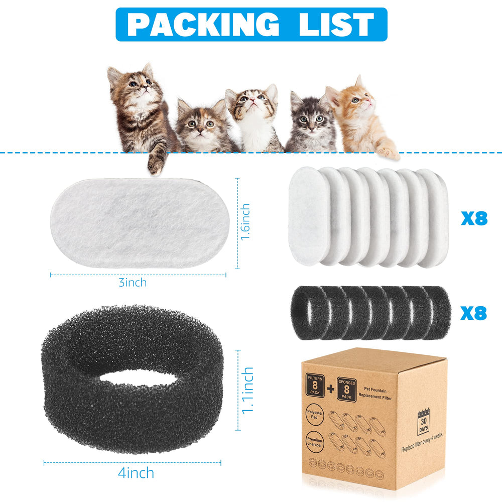 DOOOB cat fountain filters in use show easy replacement for busy pet homes.