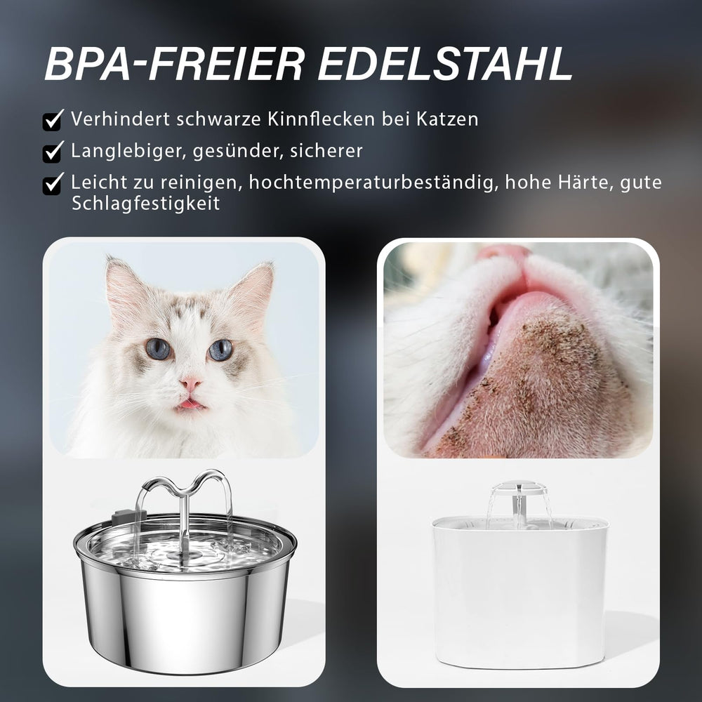 DOOOB cat water fountain ultra-quiet pump for peaceful nights