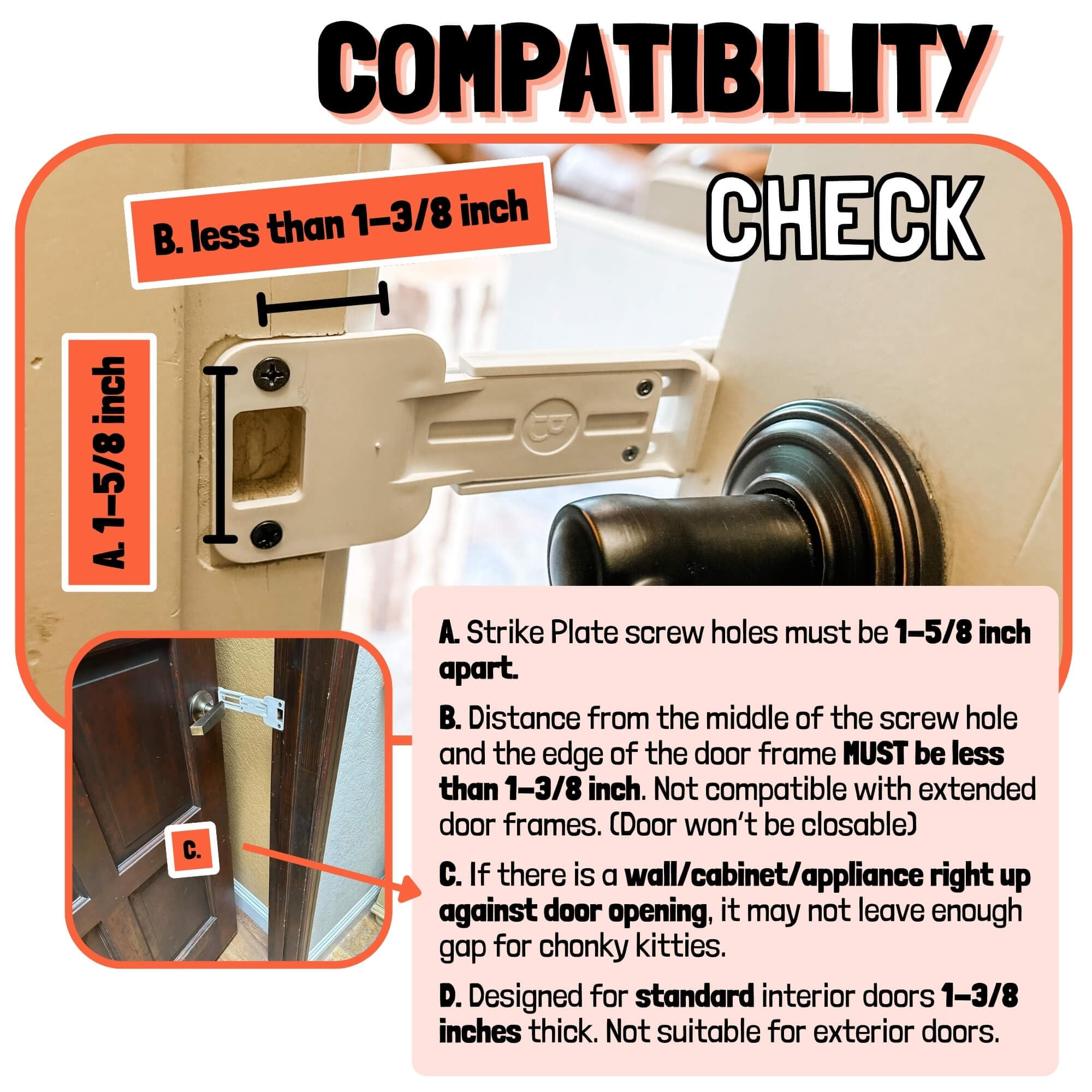 Door Buddy durable-materials-closeup reveals a strong, pinch-free design for busy homes.