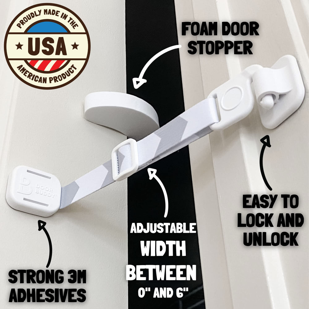 Door Buddy protects litter box area with dog-proof latch