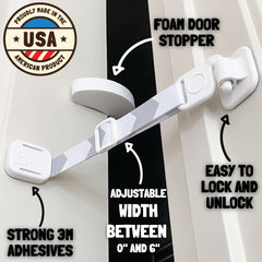 Door Buddy protects litter box area with dog-proof latch
