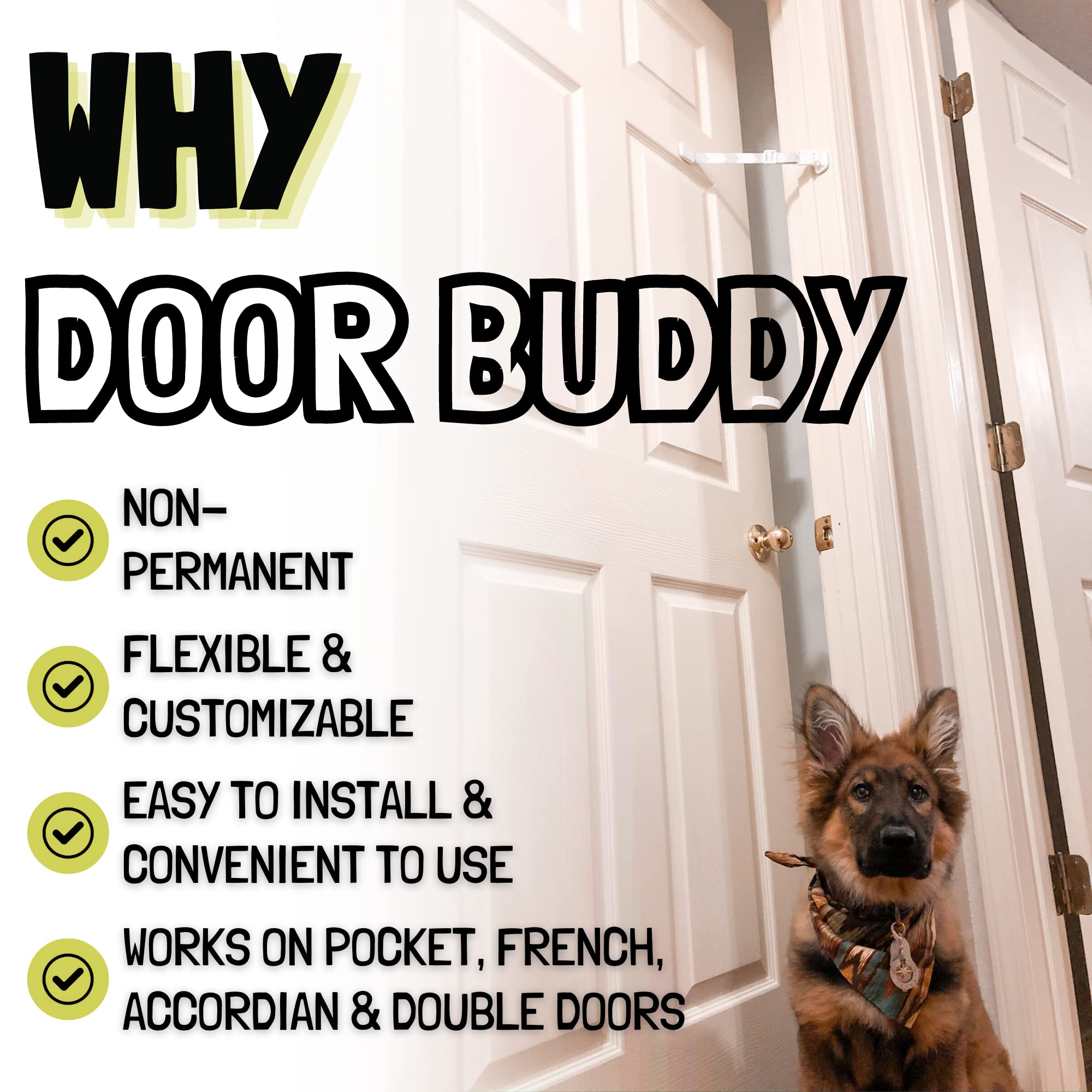 No-cut interior cat door concept demonstrating simplicity