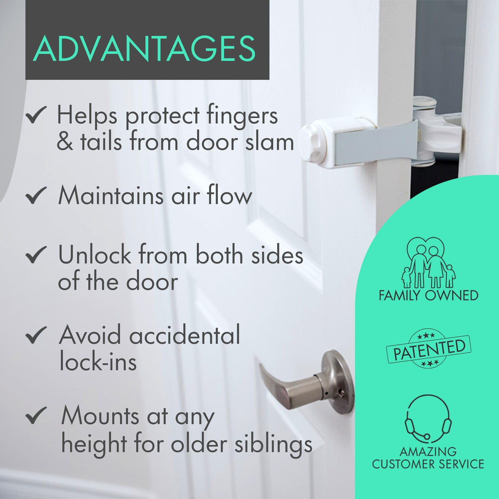 DOORWING fold-away design allows quick storage.