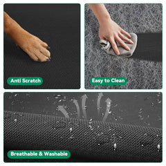 DOPEDIO outdoor-indoor-use-mesh highlights quick drying and easy cleaning in any setting.