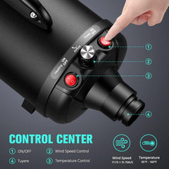 DOPICT pet dryer-noise-reduction offers calmer grooming with quieter operation