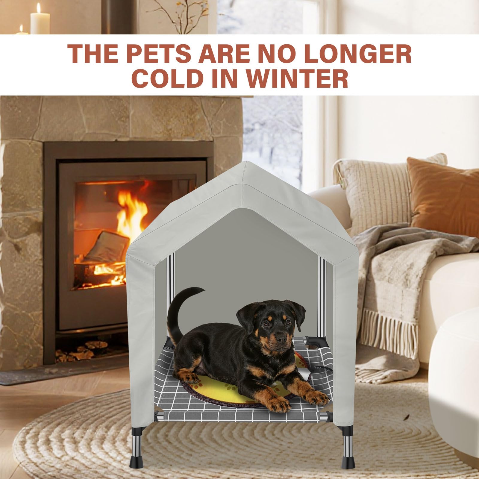 Dopliv 9-level heat control dial demonstrates customizable warmth for chilly days.