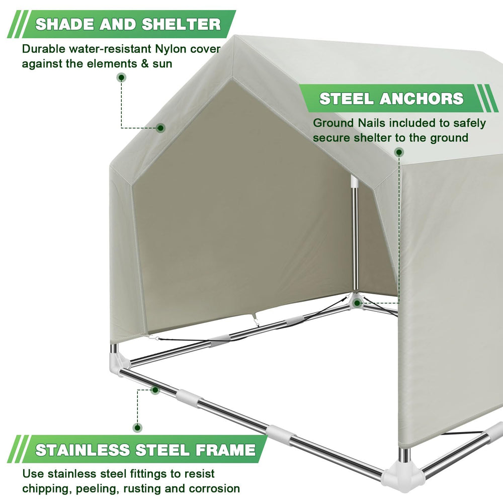 Dopliv Dog Shade Shelter rainproof fabric protects pets