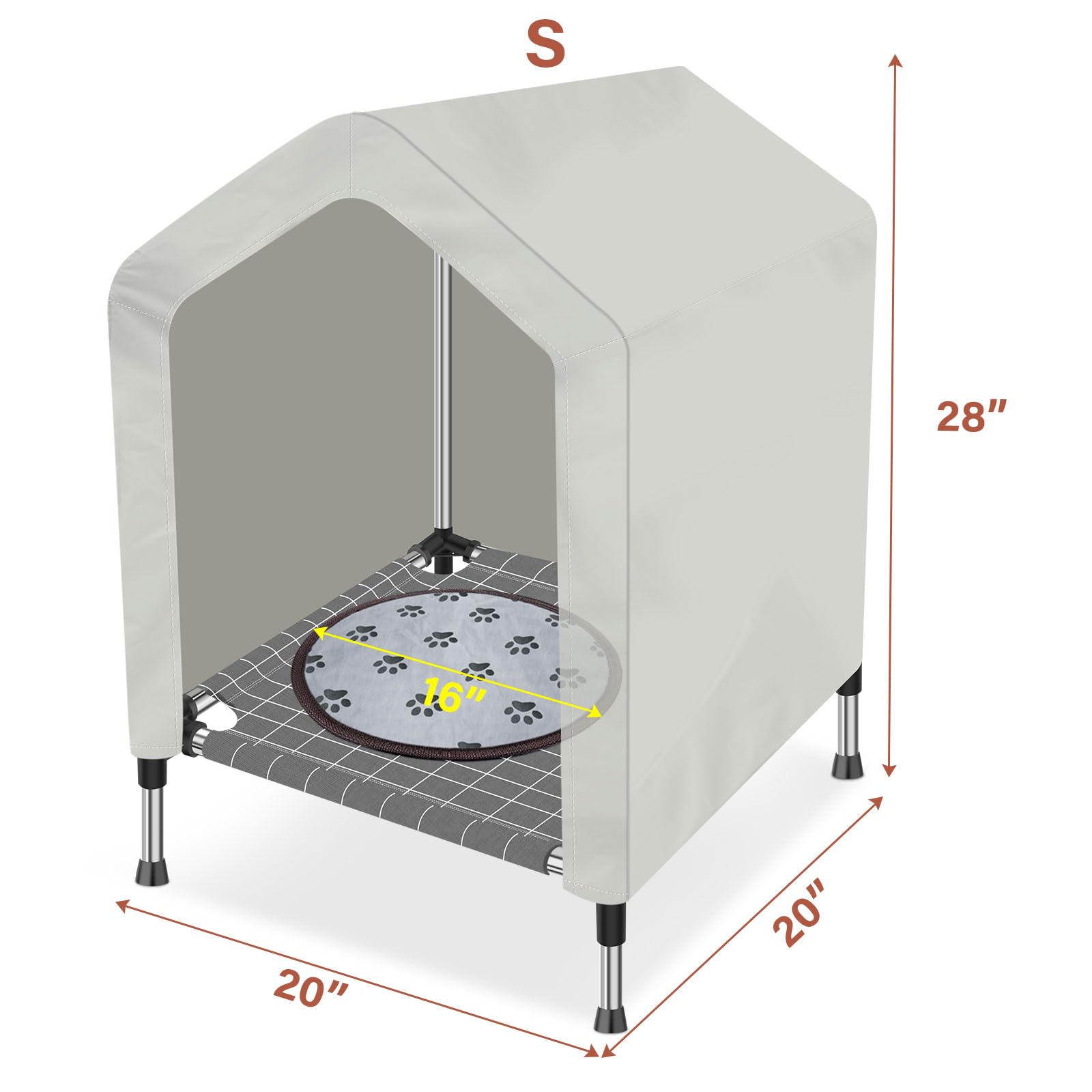 Dopliv timer function on heating pad supports energy-efficient pet comfort.