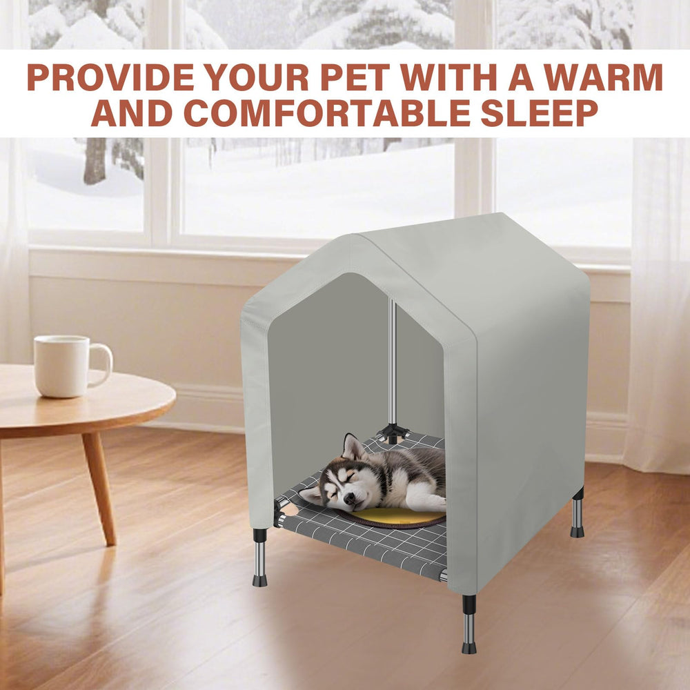 Dopliv stainless steel frame delivers all-weather durability for indoor or outdoor use.