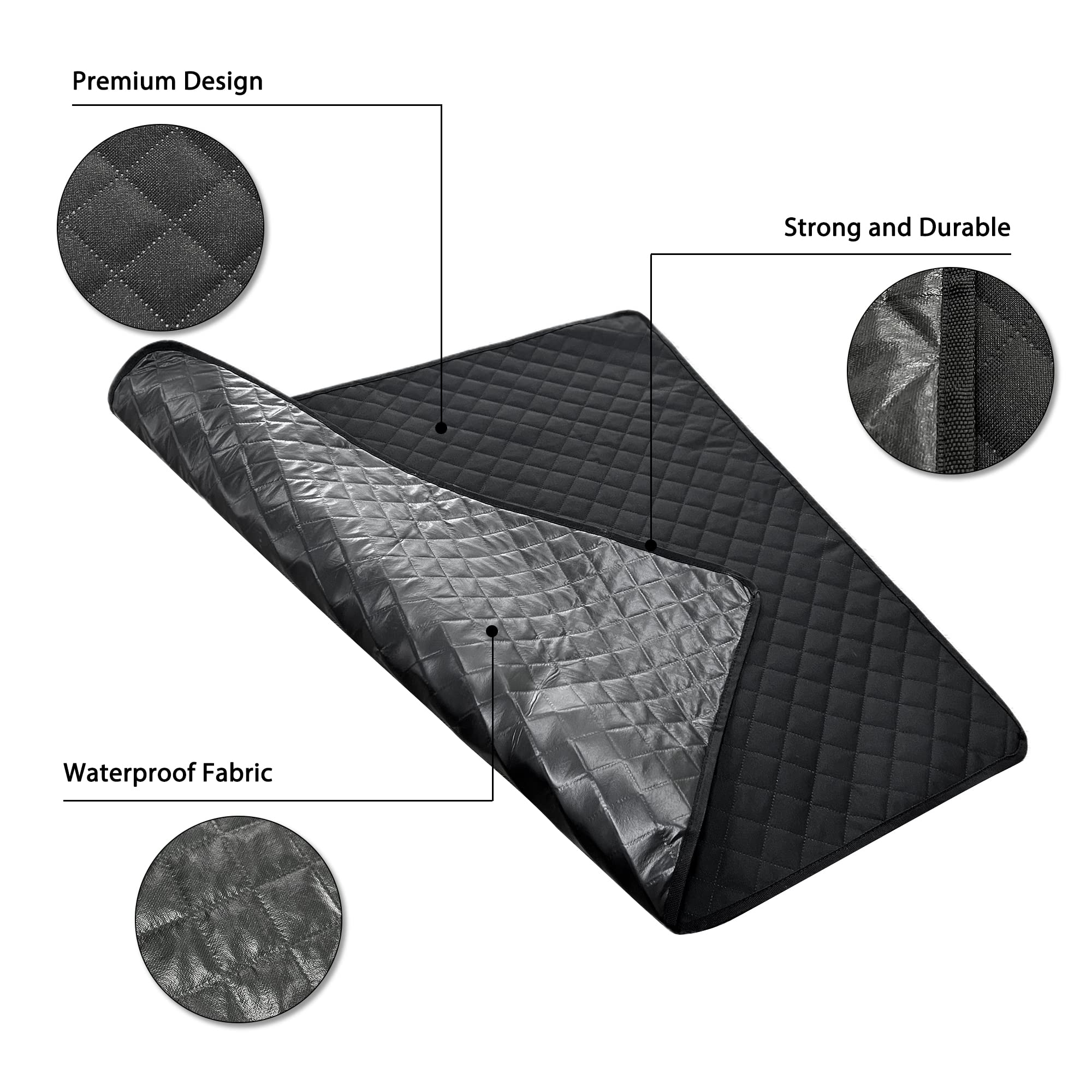 DOPLUSDO pad used indoors and outdoors protects car seats and surfaces