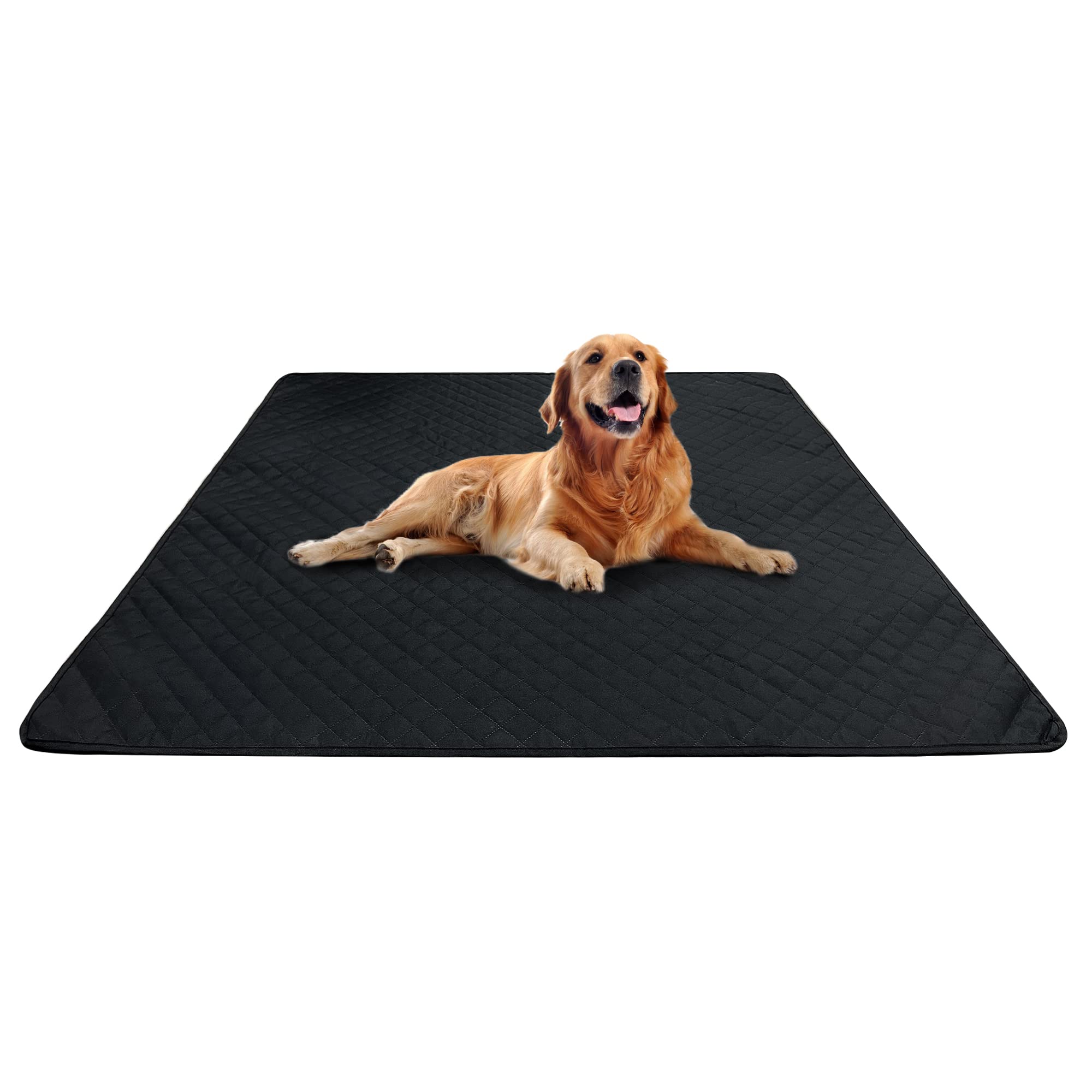 DOPLUSDO washable dog pee pad surface view shows waterproof protection for floors