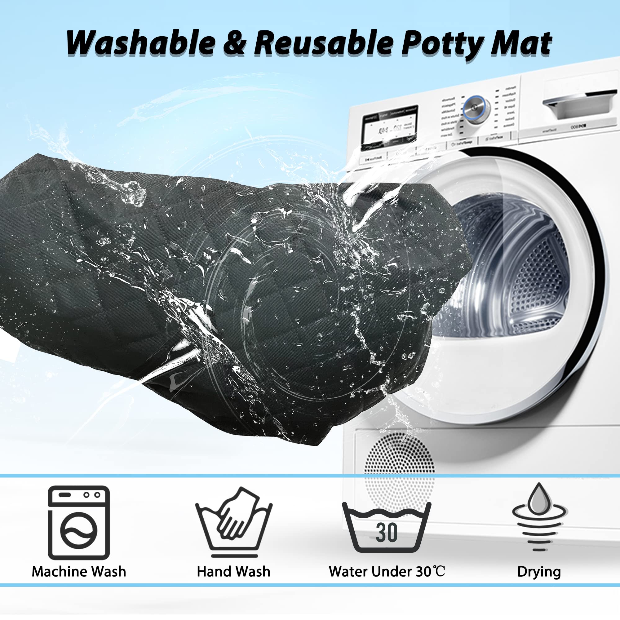 DOPLUSDO pad is washable and quick-drying for repeated use