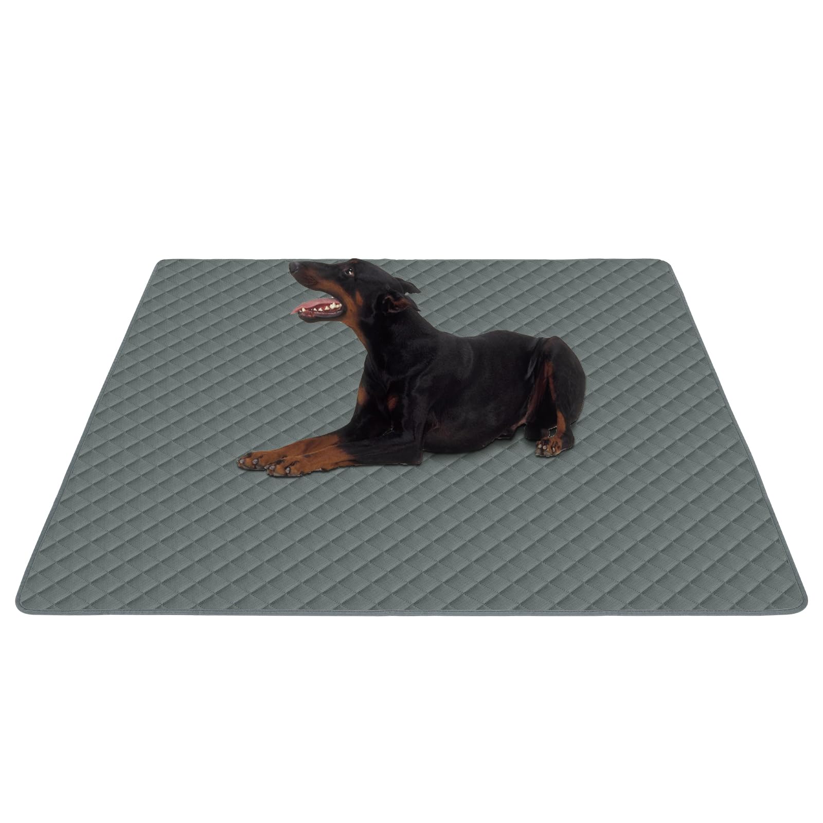 DOPLUSDO washable pee pad laid flat, 48x48, ideal for indoor potty training