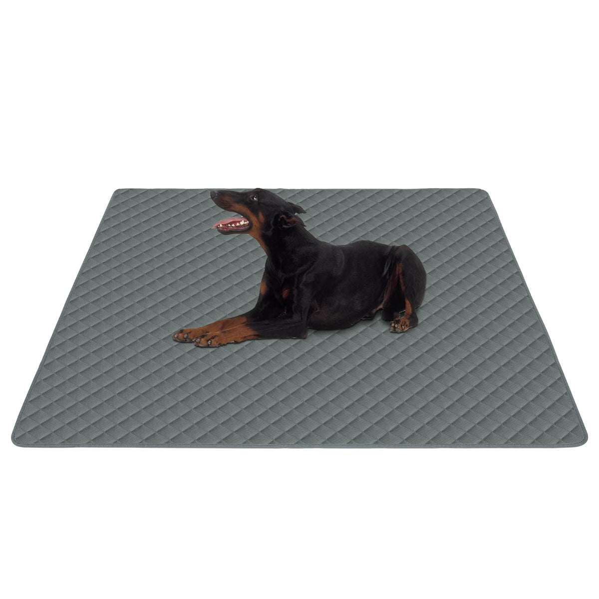 DOPLUSDO washable pee pad laid flat, 48x48, ideal for indoor potty training