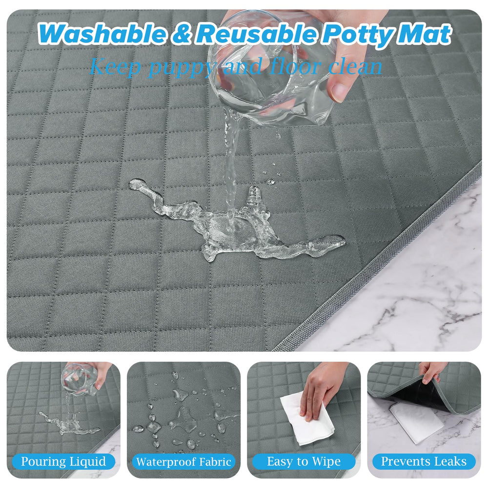 DOPLUSDO pad with TPU backing preventing leaks onto floors