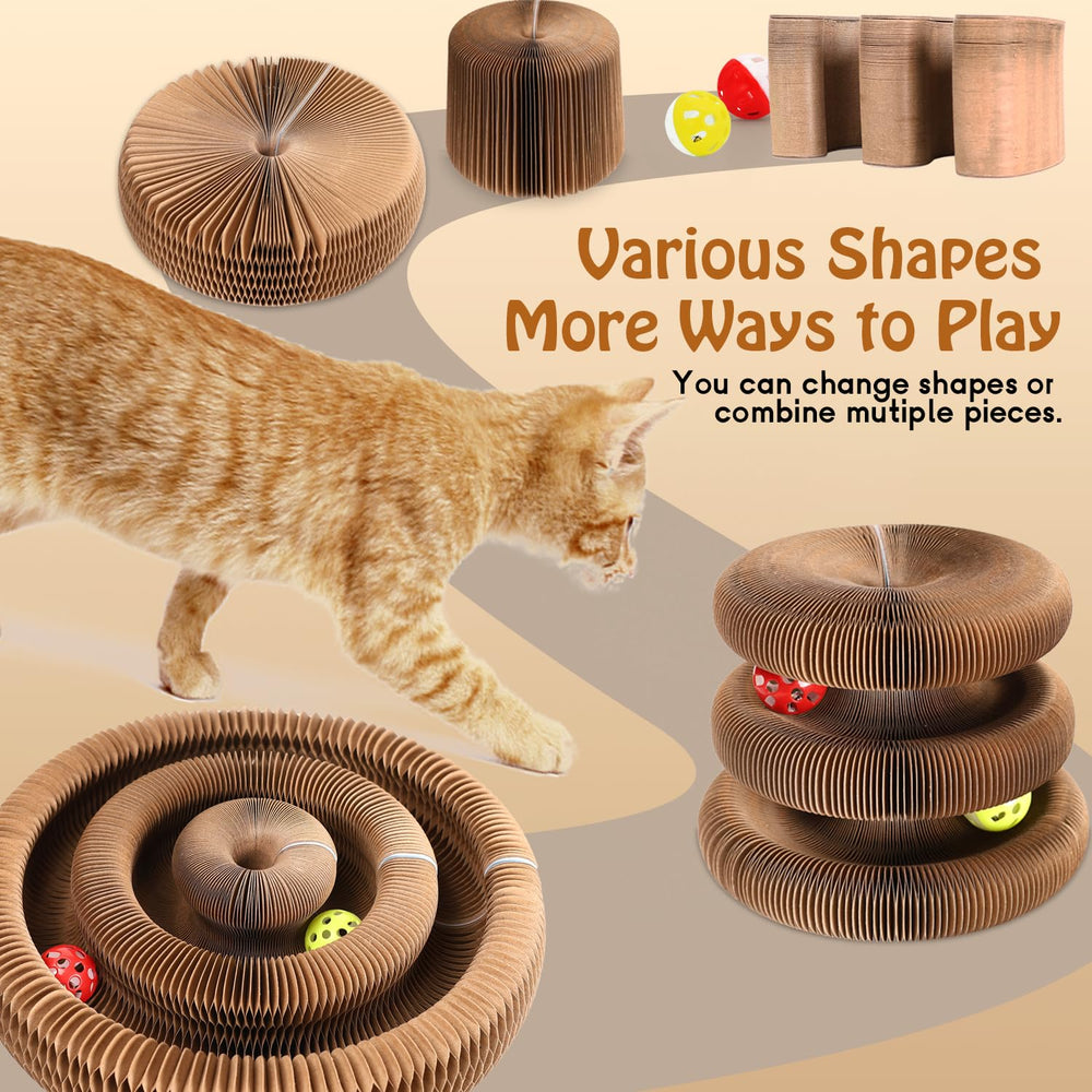 Dosanlues cardboard cat scratcher board uses safe materials