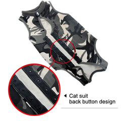 DOTON cat recovery suit neck drawstring provides adjustable comfort during recovery