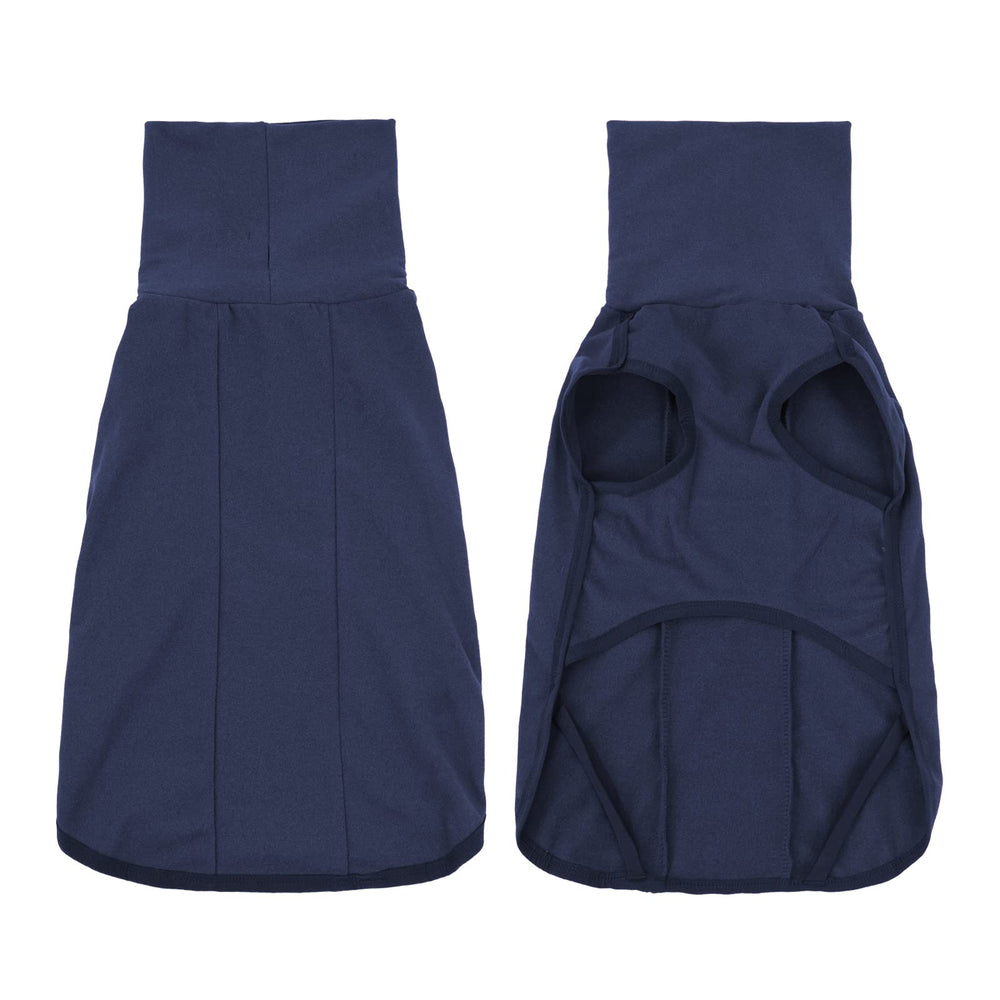 Dotoner-dog-sweater-elastic-band-secure-fit maintains secure wear during active play.