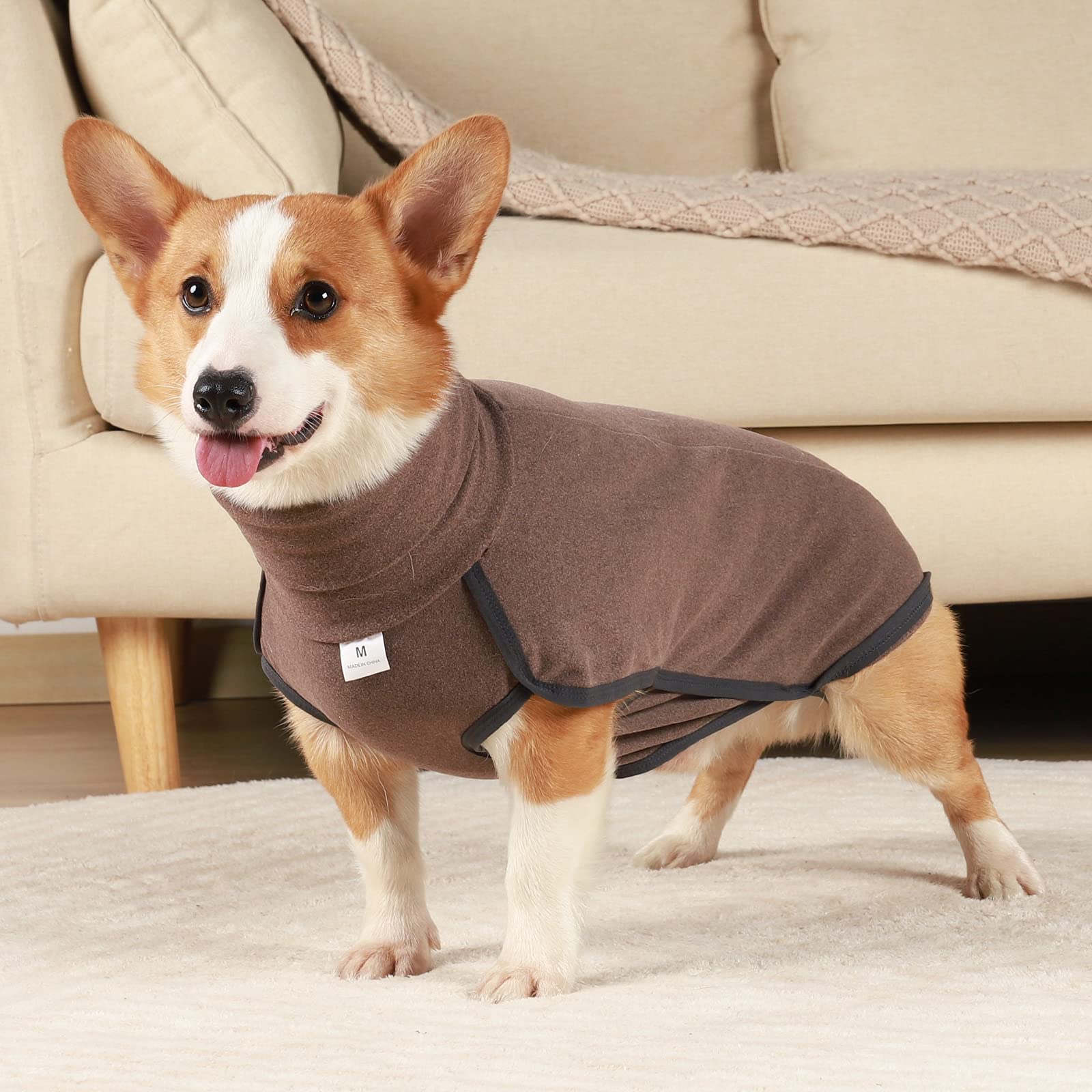 Dotoner dog sweater size-chart-measurement guide helps find a precise fit