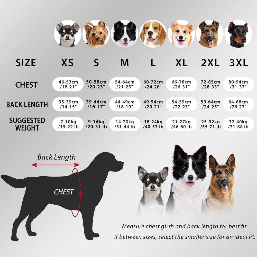 Dotoner dog sweater waterproof back protects against light rain.