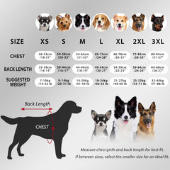 Dotoner dog sweater waterproof back protects against light rain.