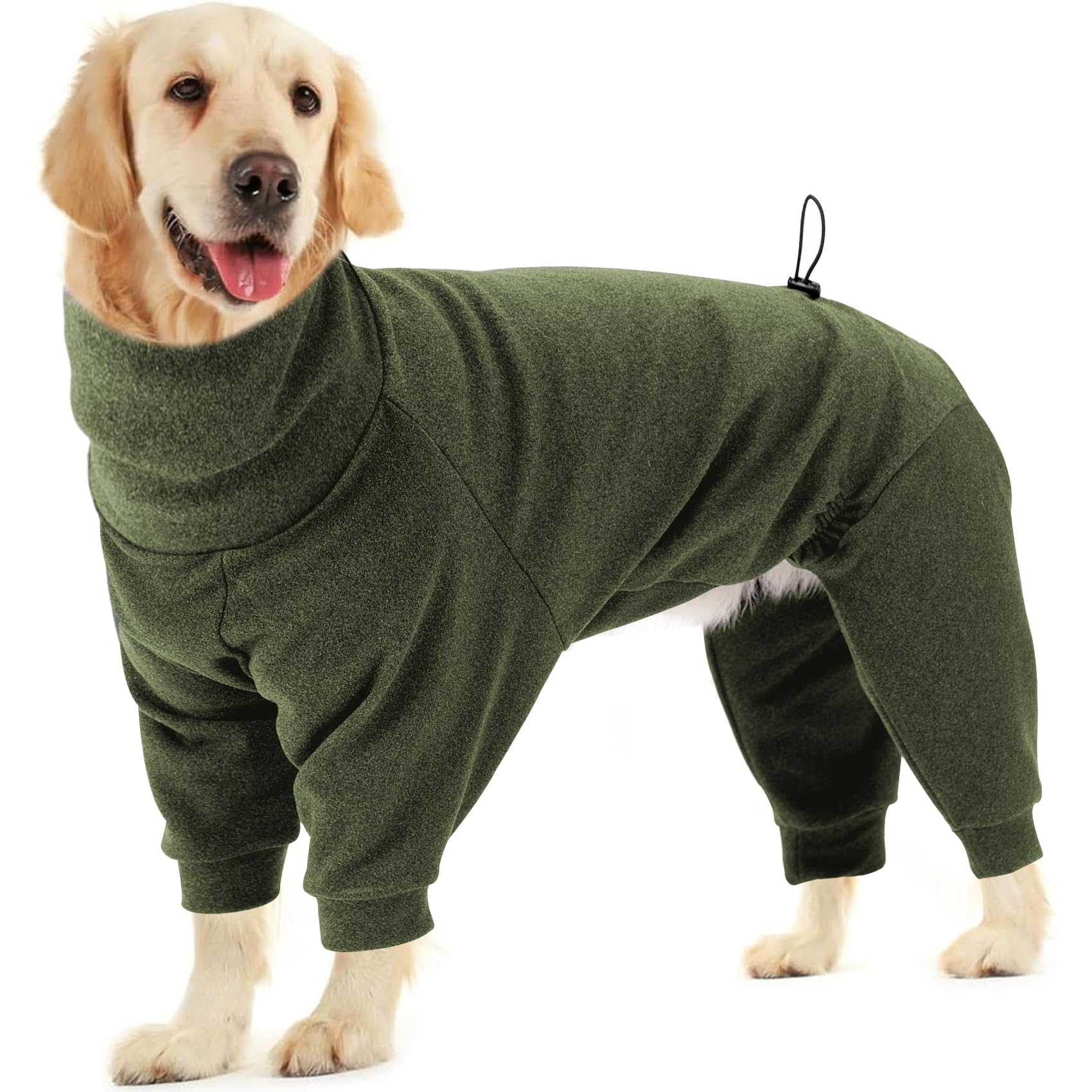 Dotoner pullover dog sweater high neckline supports flexible outdoor walks