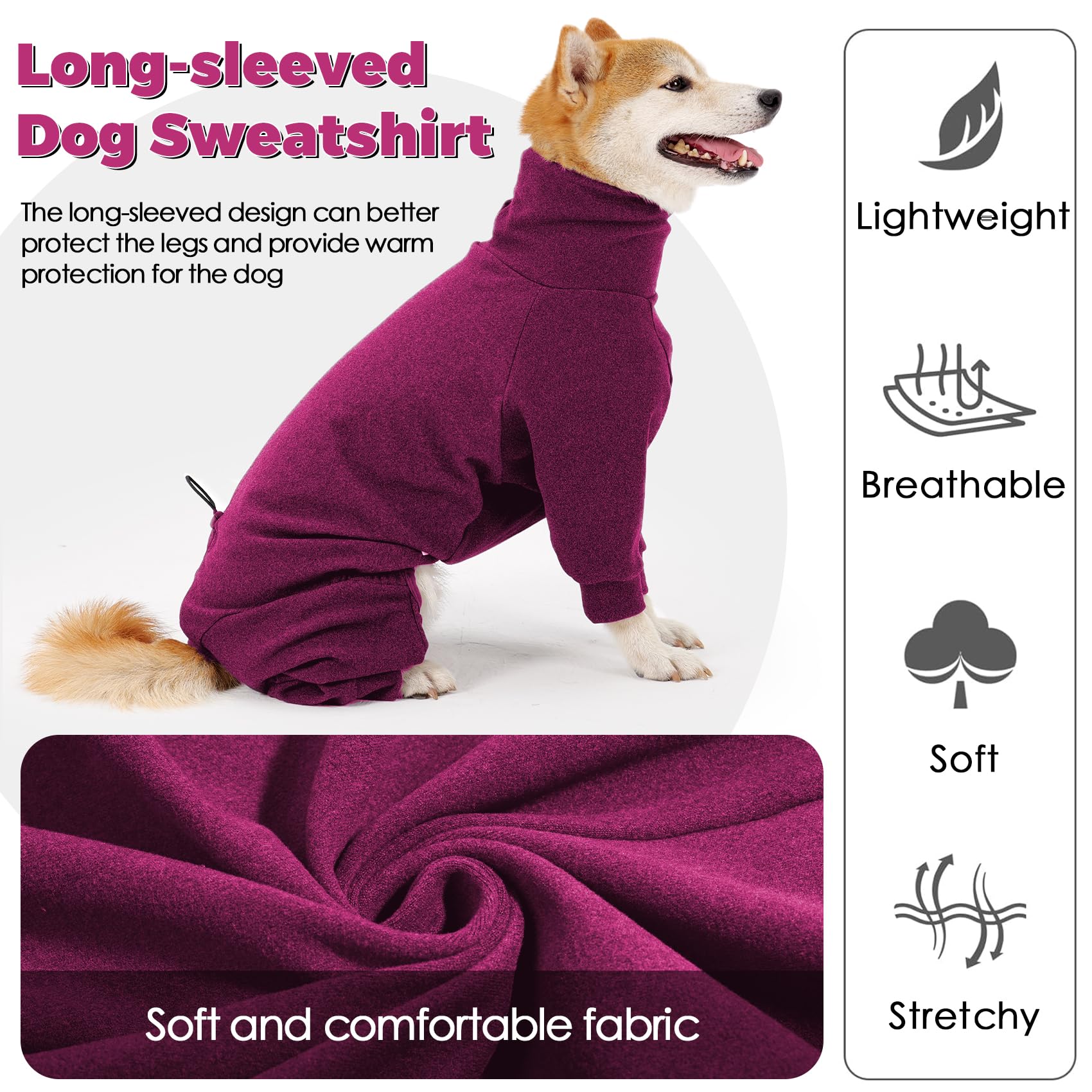 Dotoner pullover dog sweater seven-sizes option to fit many dogs