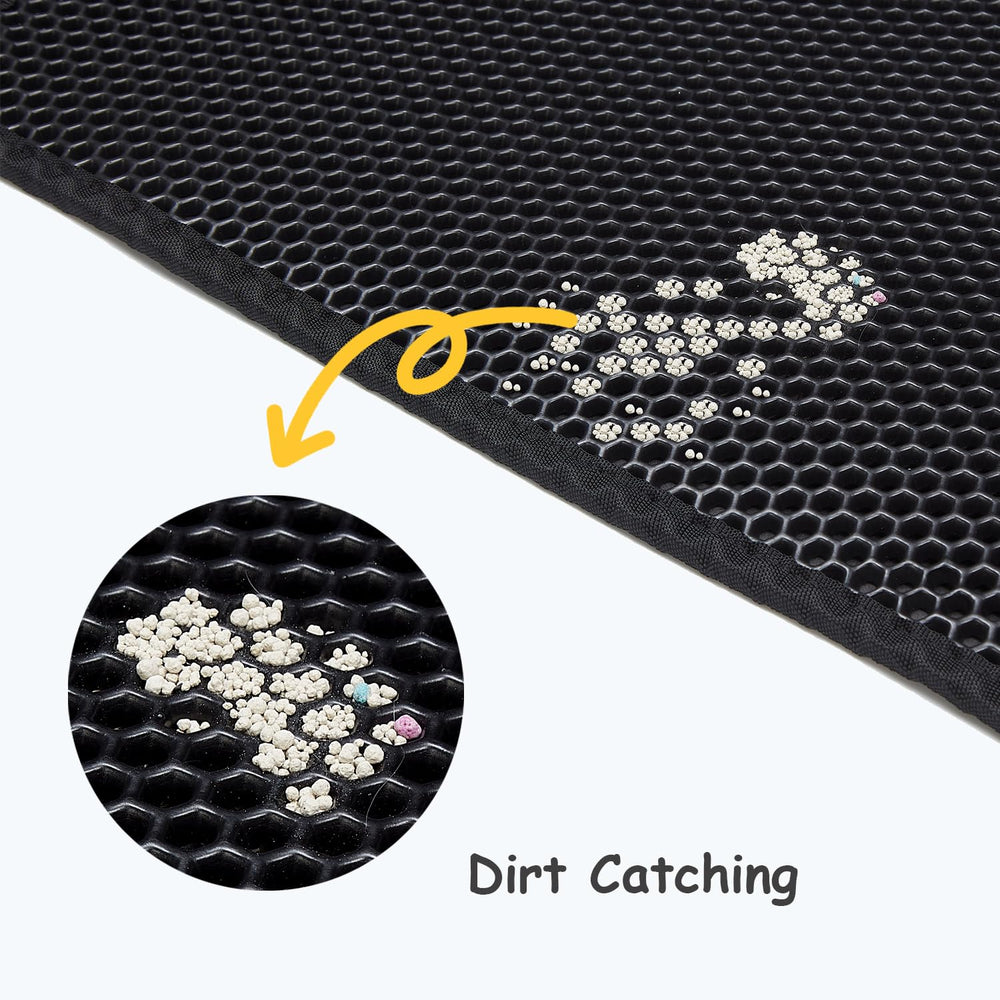 DOTPURFECT Non-slip surface keeps the mat in place during use.