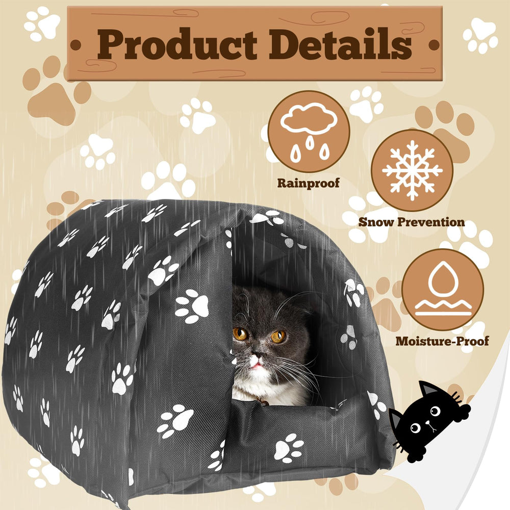 DoubleFill cat houses foldable-pack demonstrating compact, portable shelter