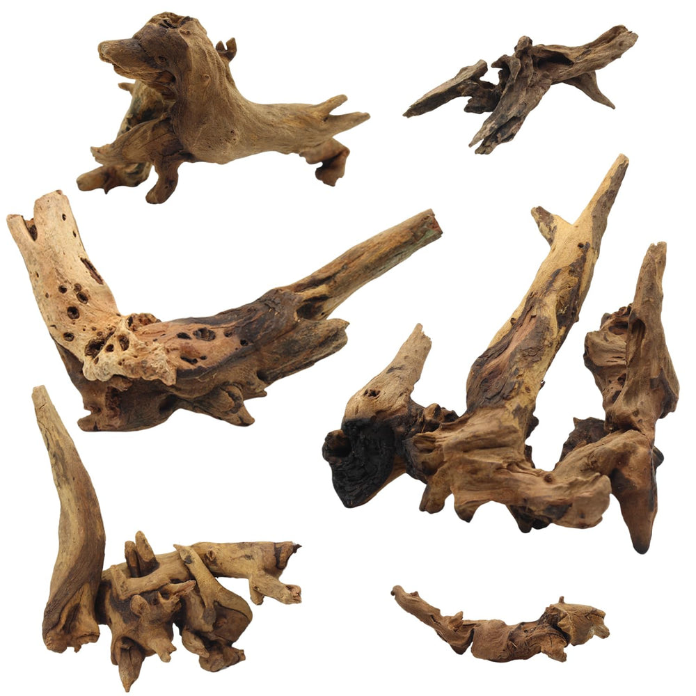DoubleWood driftwood aquarium branch 2-4 inch for natural hiding spots in tanks