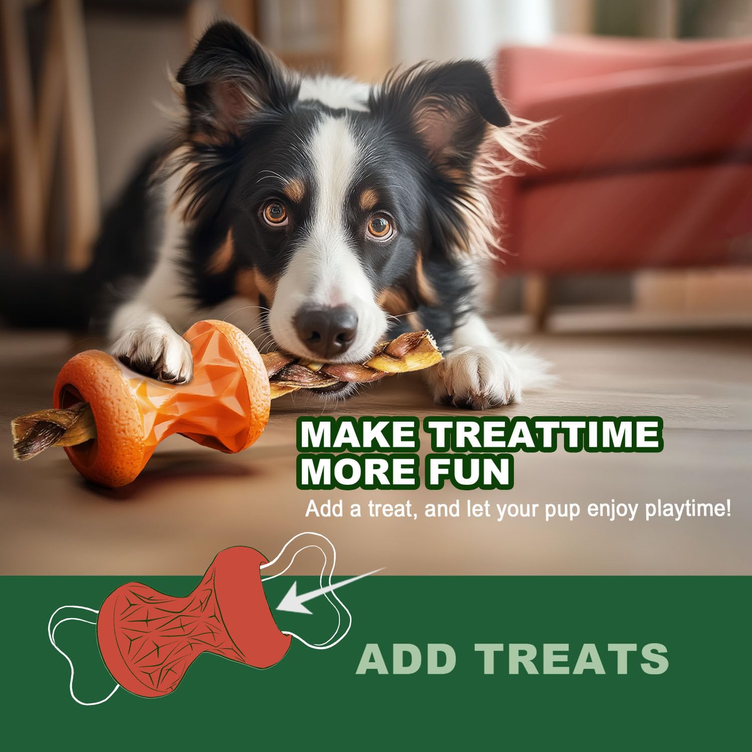 Doudele mental-stimulation enrichment toy supporting problem-solving for dogs