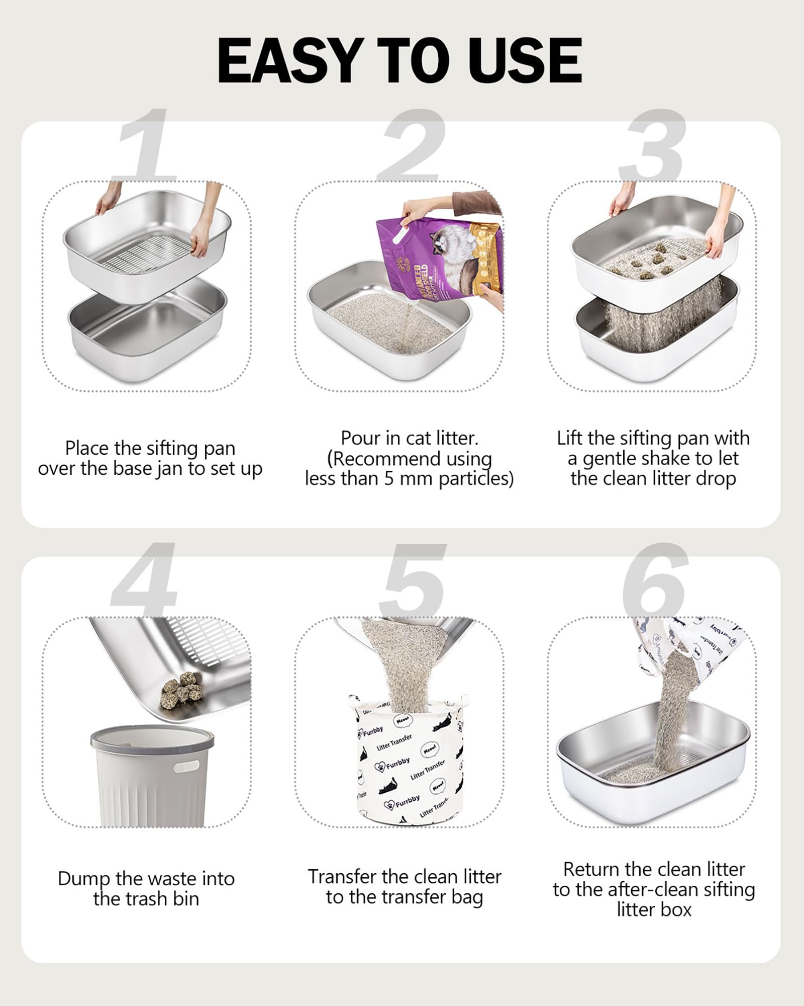 DOWANQO complete set – scoop, holder, enclosure, recovery platform